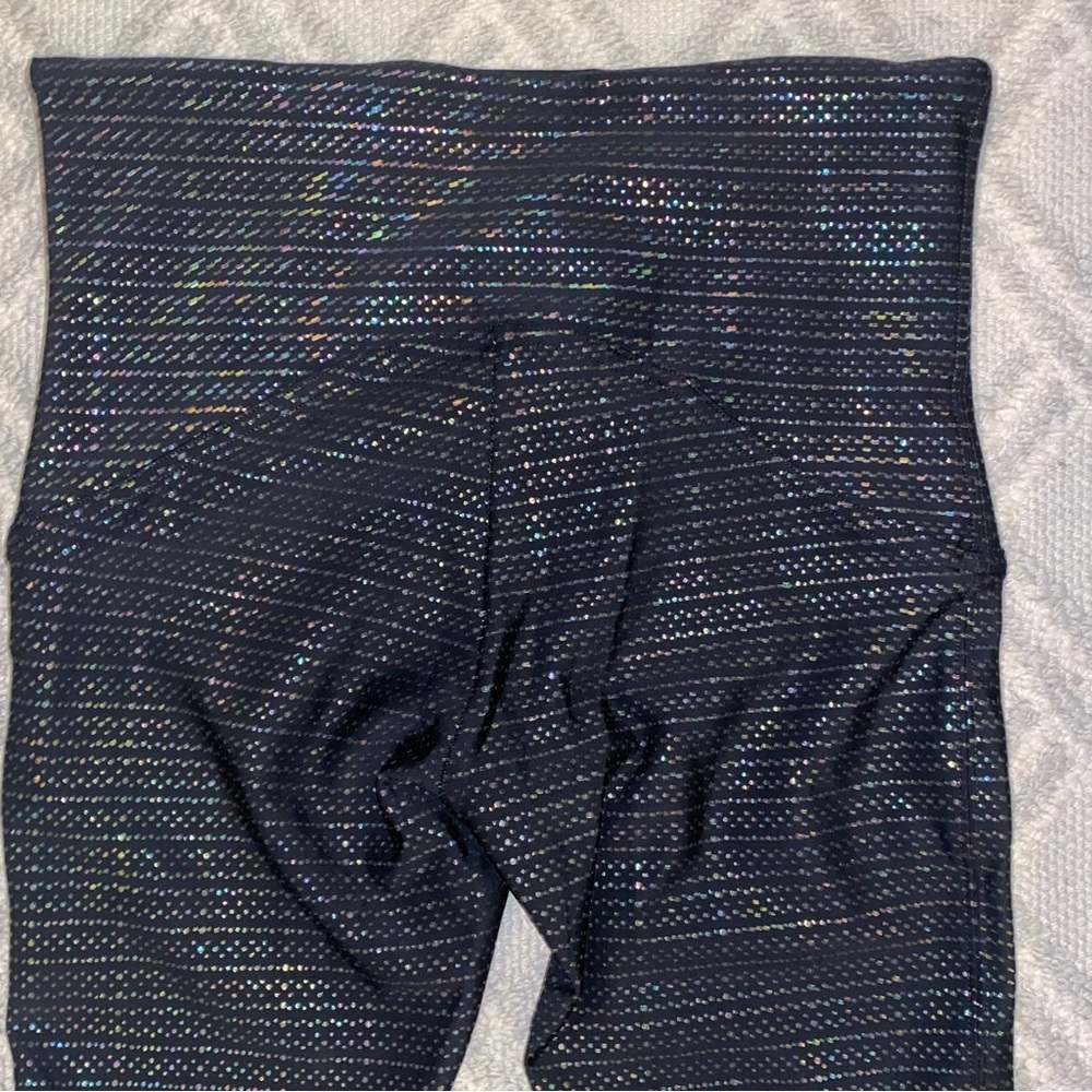 SPANX Black Iridescent Leggings - Picture 5 of 11